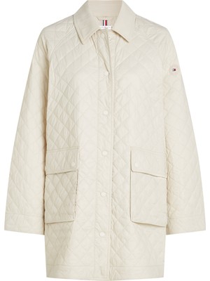 Tommy Hilfiger Padded Nylon Reg Quılted Coat