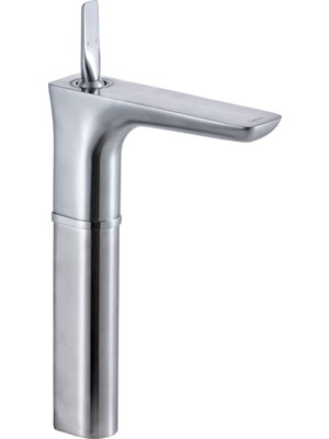 FK-5121 Yüksek Lavabo Bataryası Mat Krom