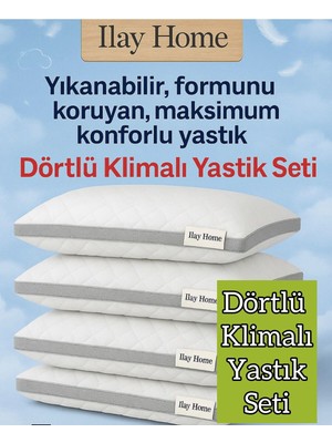 Empressco Ultra Konforlu 4'lü Klimalı Yastık Seti, Rahat Uyku Için Mükemmel Seçim