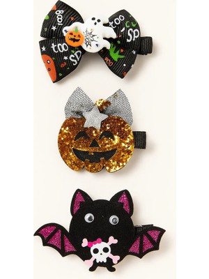 Bony Socks Kız Çocuk 3'lü Halloween Toka Seti