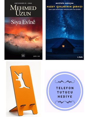 İthaki Yayınları Siya Evine - Mehmed Uzun + Kuzey Işıklarının Şarkısı + Telefon Tutucu