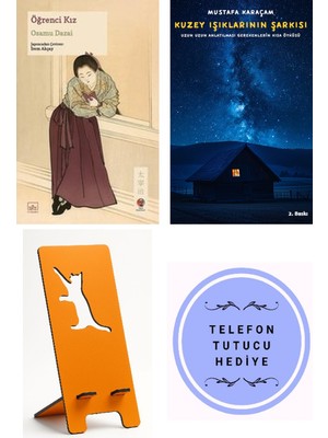 İthaki Yayınları Öğrenci Kız - Osamu Dazai + Kuzey Işıklarının Şarkısı + Telefon Tutucu
