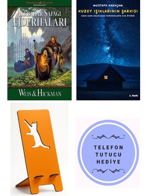 İthaki Yayınları Ilkbahar Şafağı Ejderhaları 3. Kitap - Tracy Hickman + Kuzey Işıklarının Şarkısı + Telefon Tutucu