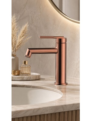 NEWARC OPERA LAVABO BATARYASI MAT BAKIR (985521S)
