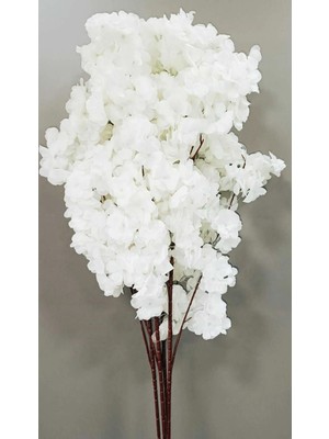 Empressco Beyaz Yapay Çiçek Bahar Dalı, 90CM, 20 Adet, Japon Kiraz Çiçeği Set