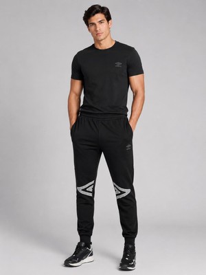 Umbro North Pants Siyah Erkek Pamuklu Eşofman Altı TD0024