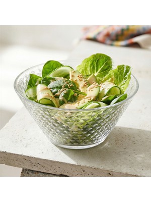 Lav Artemis Cam Salata Kasesi Tekli Ekstra Büyük 2150 ml (Sunum Kasesi , Hazırlık Kasesi)