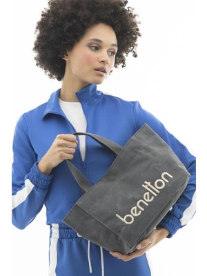 Benetton Kadın El Çantası BNT1102 Gri