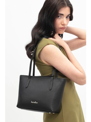 Benetton Kadın Kol Çantası BNT1813 Siyah