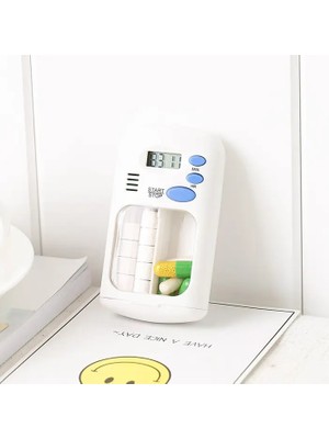 Nevamel® Ezere Elektronik Akıllı Zamanlayıcılı Taşınabilir Hap Ilaaç Kutusu - Bpa İÇERMEZ-(5775)