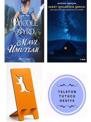 Epsilon Yayınevi Mavi Umutlar - Nicole Byrd + Kuzey Işıklarının Şarkısı + Telefon Tutucu