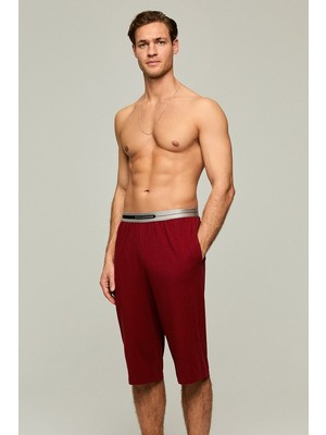Kom Finch Modal Cepli Kapri Pijama Altı