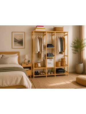 BRK Design Modern Ahşap Gardırop