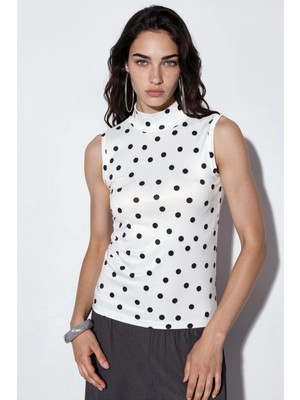 Hiccup Kadınlar Bdart Dar Kesim Yarım Yüksek Yakalı Bodysuit Çok Renkli