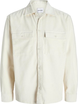 Jack & Jones Jjeperfect Corduroy Overshırt Ls Sn Antique White