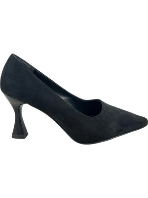 Matzeliger MZG1172 Siyah Kadın Kalem Topuklu Stiletto