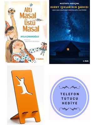 Tudem Yayın Grubu Altı Masal Üstü Masal - Ayla Çınaroğlu + Kuzey Işıklarının Şarkısı + Telefon Tutucu