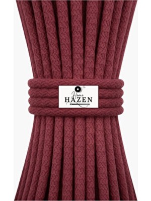 Empressco Bordo Pamuklu Kordon Ip 6-7 Mm, 45-50 M, 1 Kg, Çok Amaçlı Kullanım
