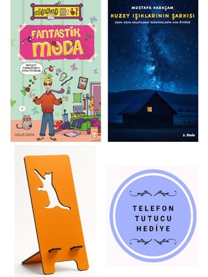 Timaş Yayınları Fantastik Moda - Gülizi Özen + Kuzey Işıklarının Şarkısı + Telefon Tutucu