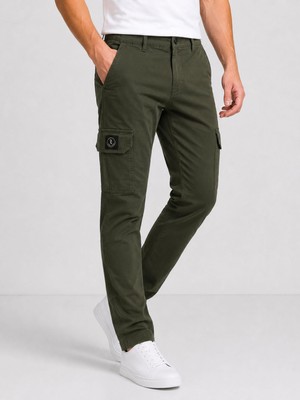 Remmy Boys Slım Fıt Erkek Likralı Kargo Pantolon 7745
