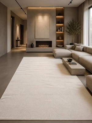 Merinos Vincent Still 77799 060 Leke Tutmaz, Tozumaz Yumuşak Modern Halı Salon Oturma Odası Halısı