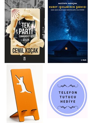 Timaş Yayınları Tek Parti - Cumhuriyet ve Şefler - Cemil Koçak + Kuzey Işıklarının Şarkısı + Telefon Tutucu