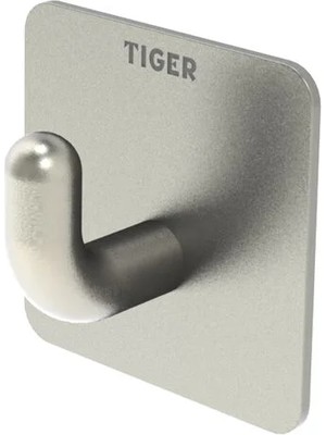 Tiger Tıger 1113030941 Pinky Paslanmaz Çelik Yapıştırmalı Tekli Askılık