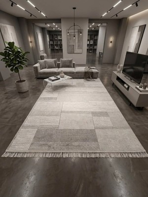 Merinos Vincent Still 77230 095 Leke Tutmaz, Tozumaz Yumuşak Modern Halı Salon Oturma Odası Halısı