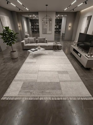 Merinos Vincent Still 77230 095 Leke Tutmaz, Tozumaz Yumuşak Modern Halı Salon Oturma Odası Halısı