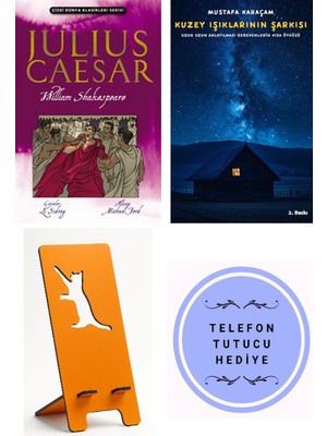 Butik Julius Caesar - William Shakespeare + Kuzey Işıklarının Şarkısı + Telefon Tutucu