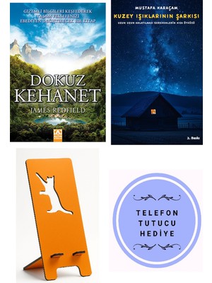Altın Kitaplar Dokuz Kehanet - James Redfield + Kuzey Işıklarının Şarkısı + Telefon Tutucu