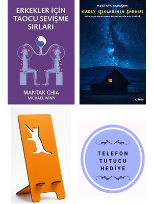 Butik Erkekler Için Taocu Sevişme Sırları - Mantak Chia + Kuzey Işıklarının Şarkısı + Telefon Tutucu