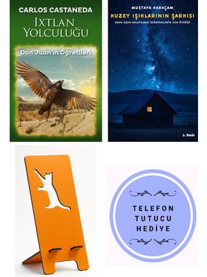 Butik Ixtlan Yolculuğu - Carlos Castaneda + Kuzey Işıklarının Şarkısı + Telefon Tutucu