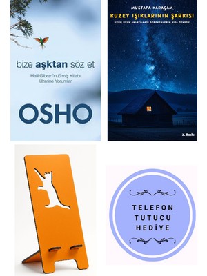 Butik Bize Aşktan Söz Et - Osho + Kuzey Işıklarının Şarkısı + Telefon Tutucu