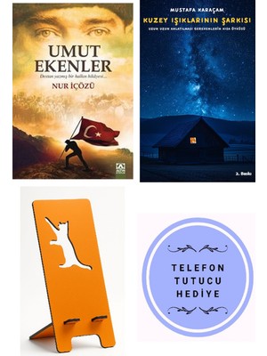 Altın Kitaplar Umut Ekenler - Nur Içözü + Kuzey Işıklarının Şarkısı + Telefon Tutucu
