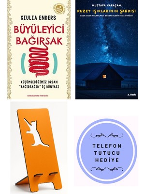 Butik Büyüleyici Bağırsak - Giulia Enders + Kuzey Işıklarının Şarkısı + Telefon Tutucu