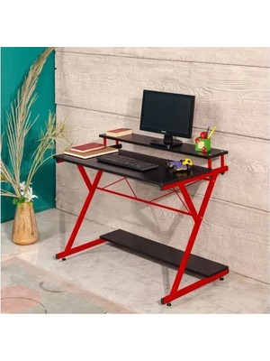 Vivense Retodesign Gaming Çalışma Masası, Kırmızı