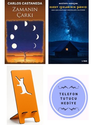 Butik Zamanın Çarkı - Carlos Castaneda + Kuzey Işıklarının Şarkısı + Telefon Tutucu