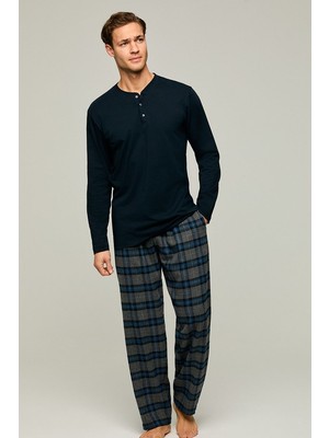 Kom Arthur Yarım Patlı Erkek Pijama Takımı