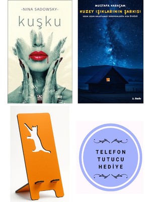 Altın Kitaplar Kuşku - Nina Sadowsky + Kuzey Işıklarının Şarkısı + Telefon Tutucu