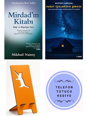 Butik Mirdad'ın Kitabı - Mikhail Naimy + Kuzey Işıklarının Şarkısı + Telefon Tutucu