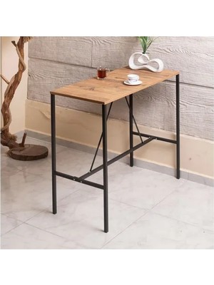 Vivense Retrodesign Bar Masası, Atlantik Çam, 100X45