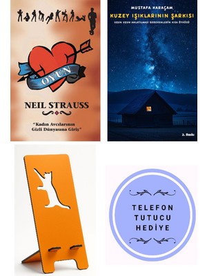 Butik Oyun - Neil Strauss + Kuzey Işıklarının Şarkısı + Telefon Tutucu