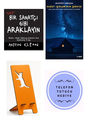 Butik Bir Sanatçı Gibi Araklayın - Austin Kleon + Kuzey Işıklarının Şarkısı + Telefon Tutucu
