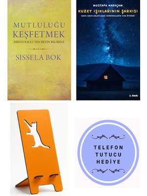 Butik Mutluluğu Keşfetmek - Sissela Bok + Kuzey Işıklarının Şarkısı + Telefon Tutucu