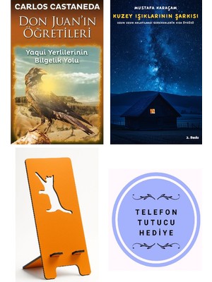 Butik Don Juan'ın Öğretileri - Carlos Castaneda + Kuzey Işıklarının Şarkısı + Telefon Tutucu