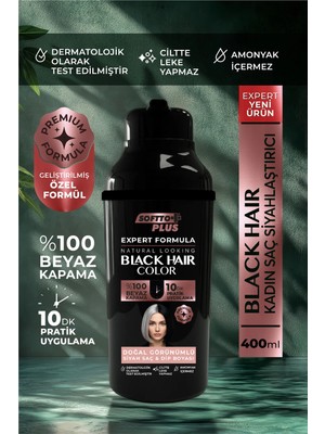 Softto Plus Expert Woman Black Hair Color / Siyah / Kadınlara Özel Yeni Formül