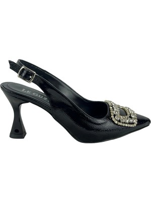 Matzeliger MZG1160 Siyah Kadın Kalem Topuklu Stiletto