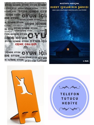 Nemesis Kitap Oyun Içinde Oyun - Cenk Çalışır + Kuzey Işıklarının Şarkısı + Telefon Tutucu