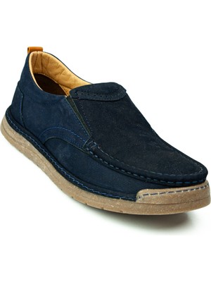 Babalı 62400 Cool Men Lacivert Nubuk Deri Mokosen Günlük Erkek Ayakkabı